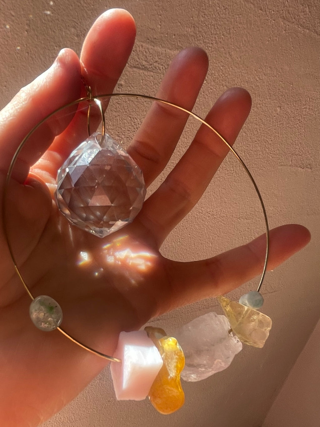 Cirkel og sten  Suncatcher