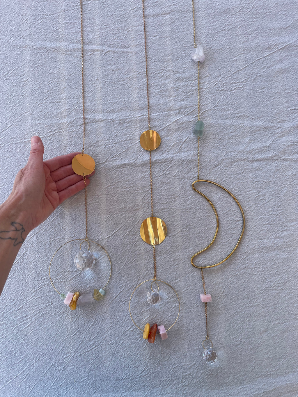Cirkel og sten  Suncatcher