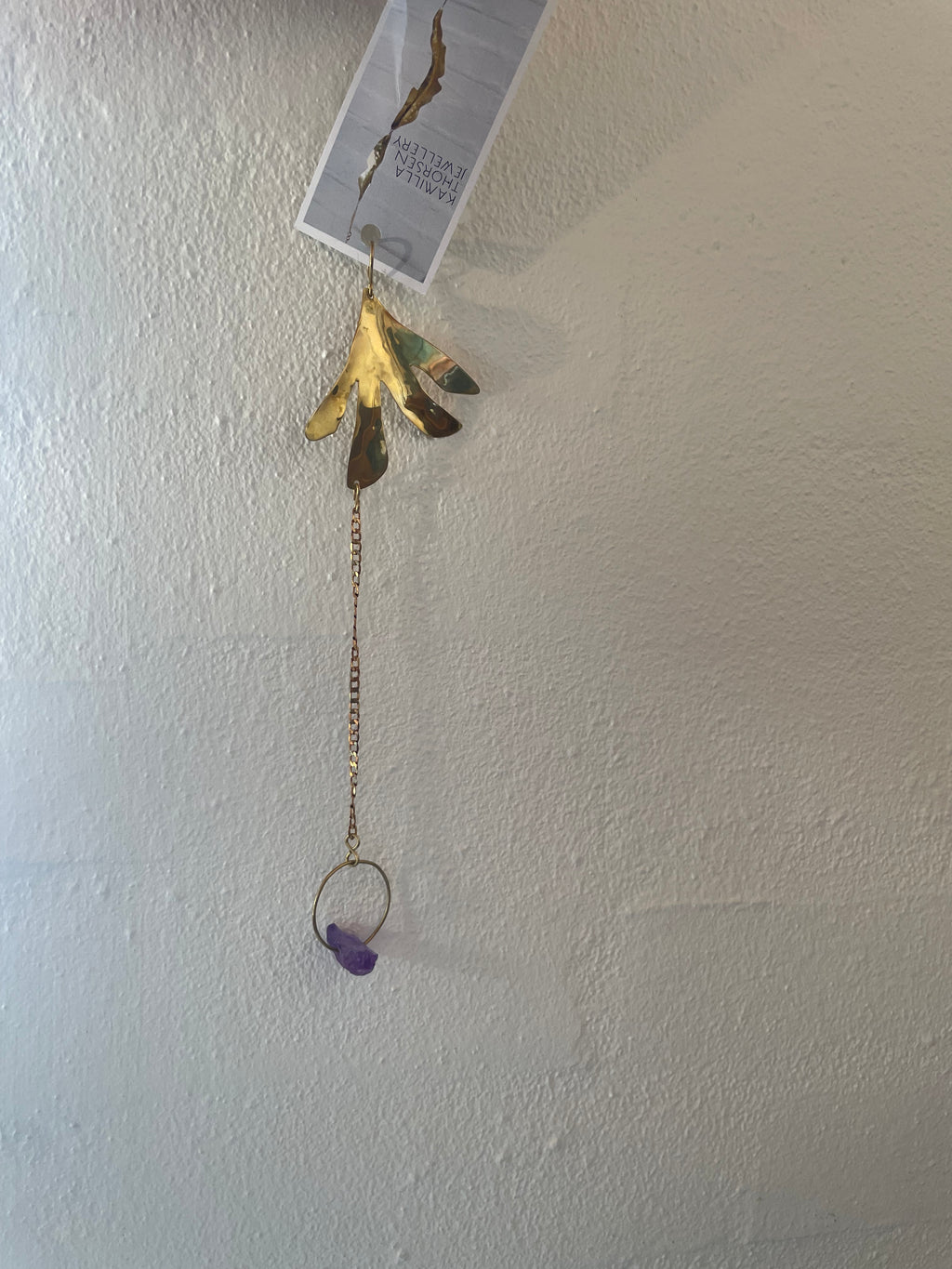 Mikro tang ophæng med amethyst